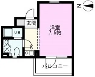 カーサ大戸【2階】の間取り