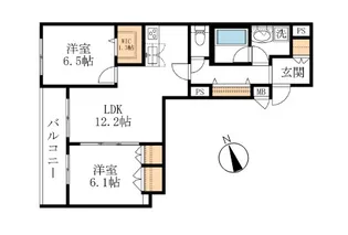 東京都練馬区土支田2【マンション】の間取り