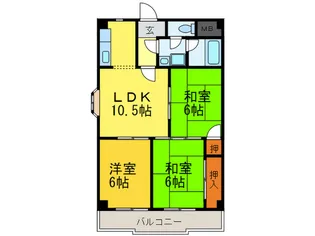 ルネ青山【4階】の間取り