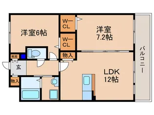 Vita Flore【3階】の間取り