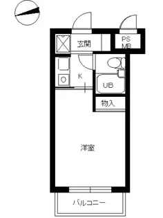 スカイコート池袋第5【4階】の間取り