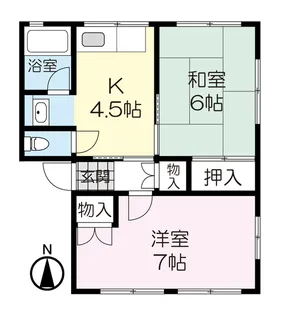 ファーレII【1階】の間取り