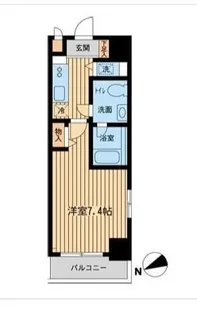 ミュプレ練馬桜台【8階】の間取り