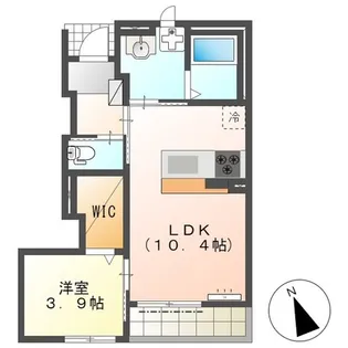 Lily Garden千城台【1階】の間取り