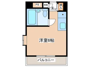 パセオ梅北【2階】の間取り