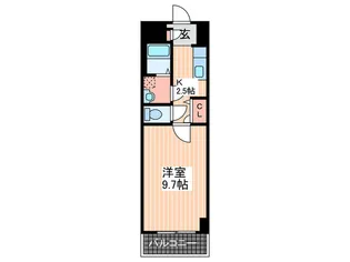 ルーナパッソ【6階】の間取り