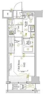 Raffistar川崎大師【6階】の間取り