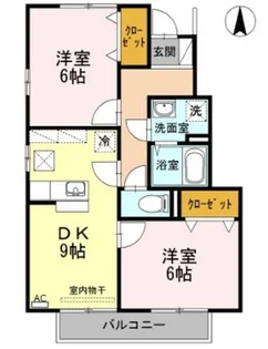 アルカディア D棟【1階】の間取り