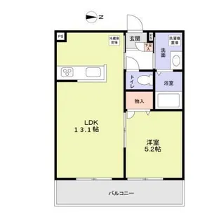 メゾンK【3階】の間取り