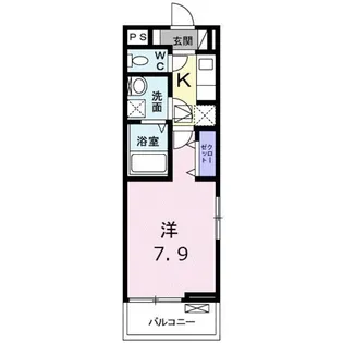 ロジェ・みゆき【1階】の間取り