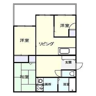 サンフローラルハイツ【2階】の間取り