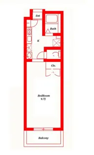 ジュネス【1階】の間取り