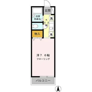 ヴィラ・ファミーユ B【2階】の間取り