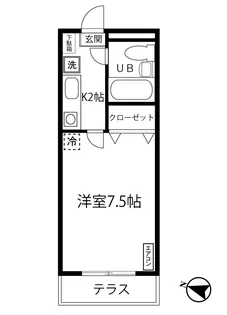 リバーサイドI【1階】の間取り
