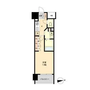 レジディア榴岡 イースト棟【12階】の間取り