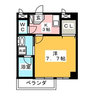 SWEET TERRACE【1階】の間取り