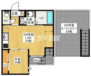 Grandtic Kanon【2階】の間取り