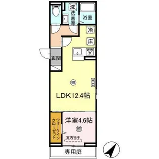 LIBERTY CITY TAKAMIYA【1階】の間取り