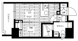 ステージファースト蔵前IIアジールコート【7階】の間取り