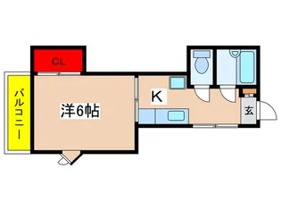 グレイシャス平和台【1階】の間取り
