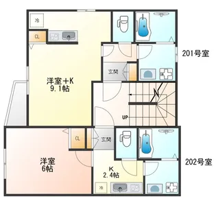 カンパネラ プリモ【2階】の間取り