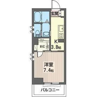 シャーメゾン マム【2階】の間取り