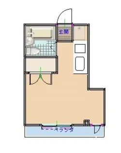 ソレイユ航映【2階】の間取り