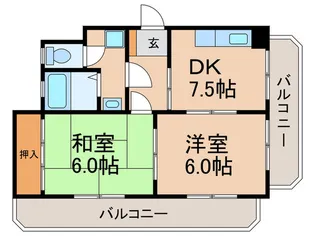 川原ビル【4階】の間取り