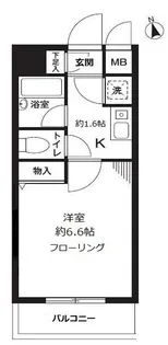 フォロス中村橋【3階】の間取り