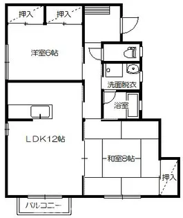 グランデールサトウ【1階】の間取り