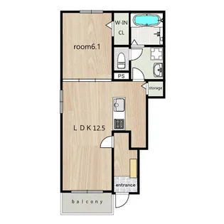 COMFORT【1階】の間取り