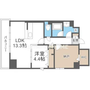 フォレスタ櫻【4階】の間取り