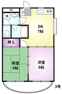 中央公園ビル【3階】の間取り