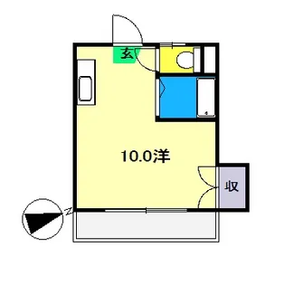 ディーエム潮江 II【1階】の間取り