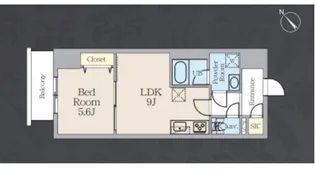 アルトヴィラ虎ノ門【5階】の間取り