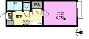 シャトル南越谷【1階】の間取り