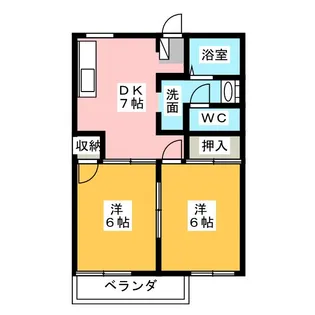 フレグランスT&A【2階】の間取り
