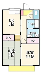 フラワーコーポ【2階】の間取り