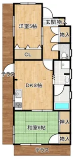 REIWA志茂【1階】の間取り