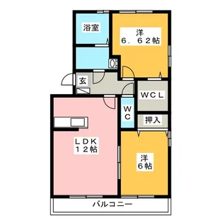 フェリーチェ A・B【3階】の間取り