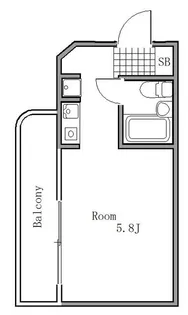 DUO FEEL落合【3階】の間取り