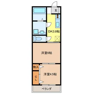 大野ビル【3階】の間取り