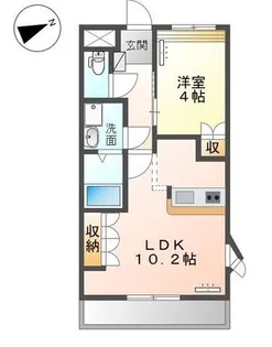 グランドウルス中島【2階】の間取り