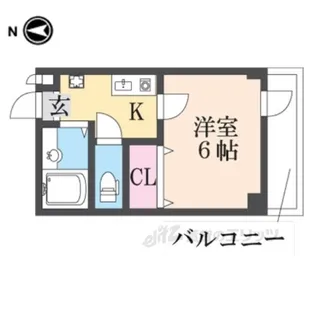 セリバテール伊丹【5階】の間取り
