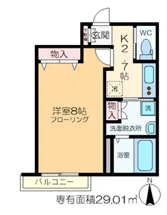 サンリーブ【3階】の間取り