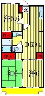 ゴールデンタウン岡崎【3階】の間取り