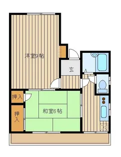 ルーエ森田【3階】の間取り