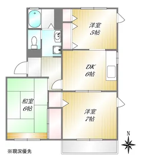 ベルコテーD【2階】の間取り