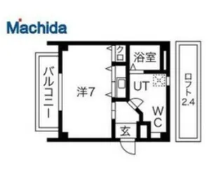 エヌエムディセット【3階】の間取り