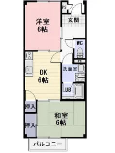 ビザビII【1階】の間取り
